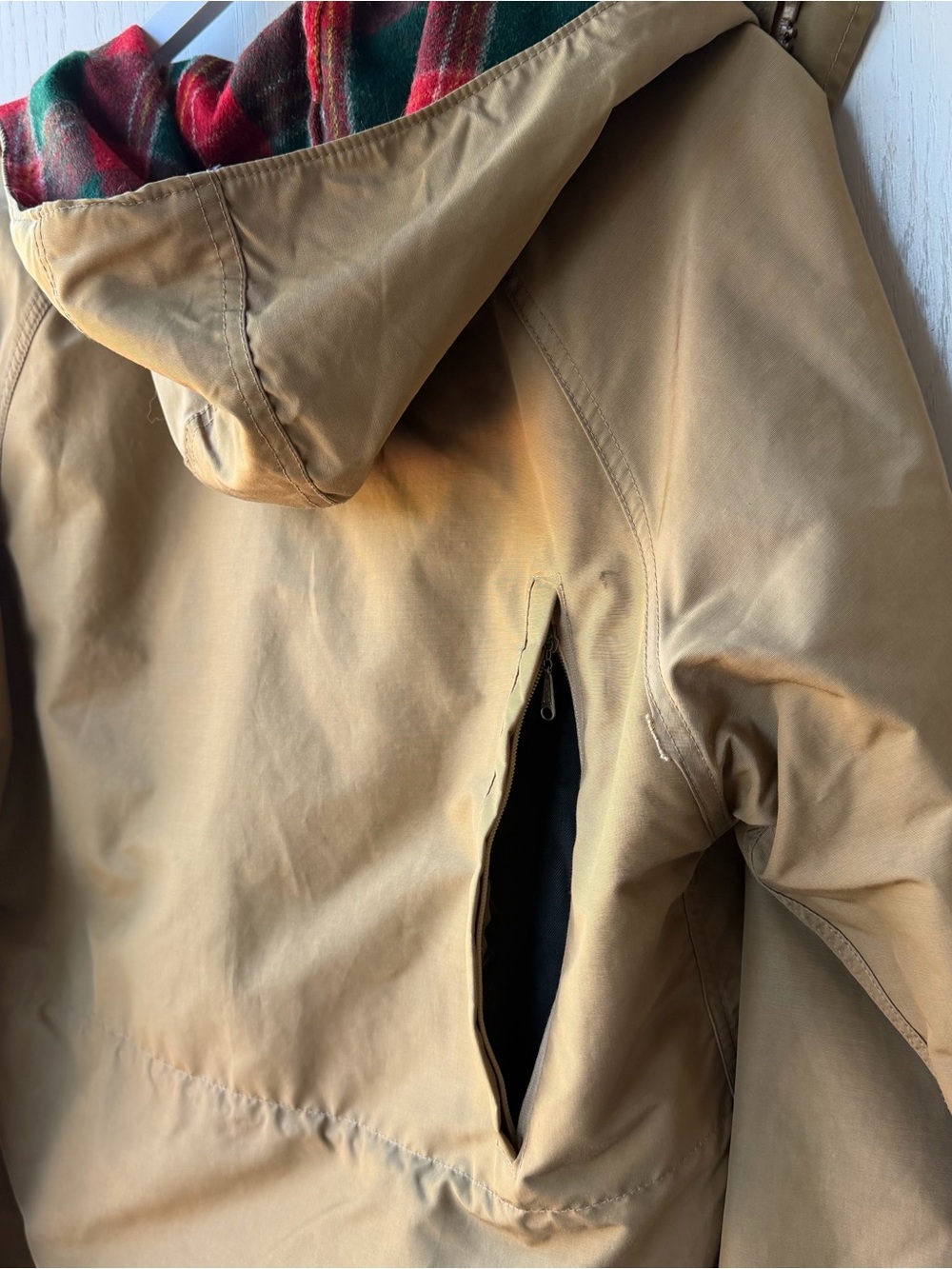 Woolrich Mens Jacket Large Mountain Parka Wool Lined Chore Coat USA Vintage - Picture 7 of 10